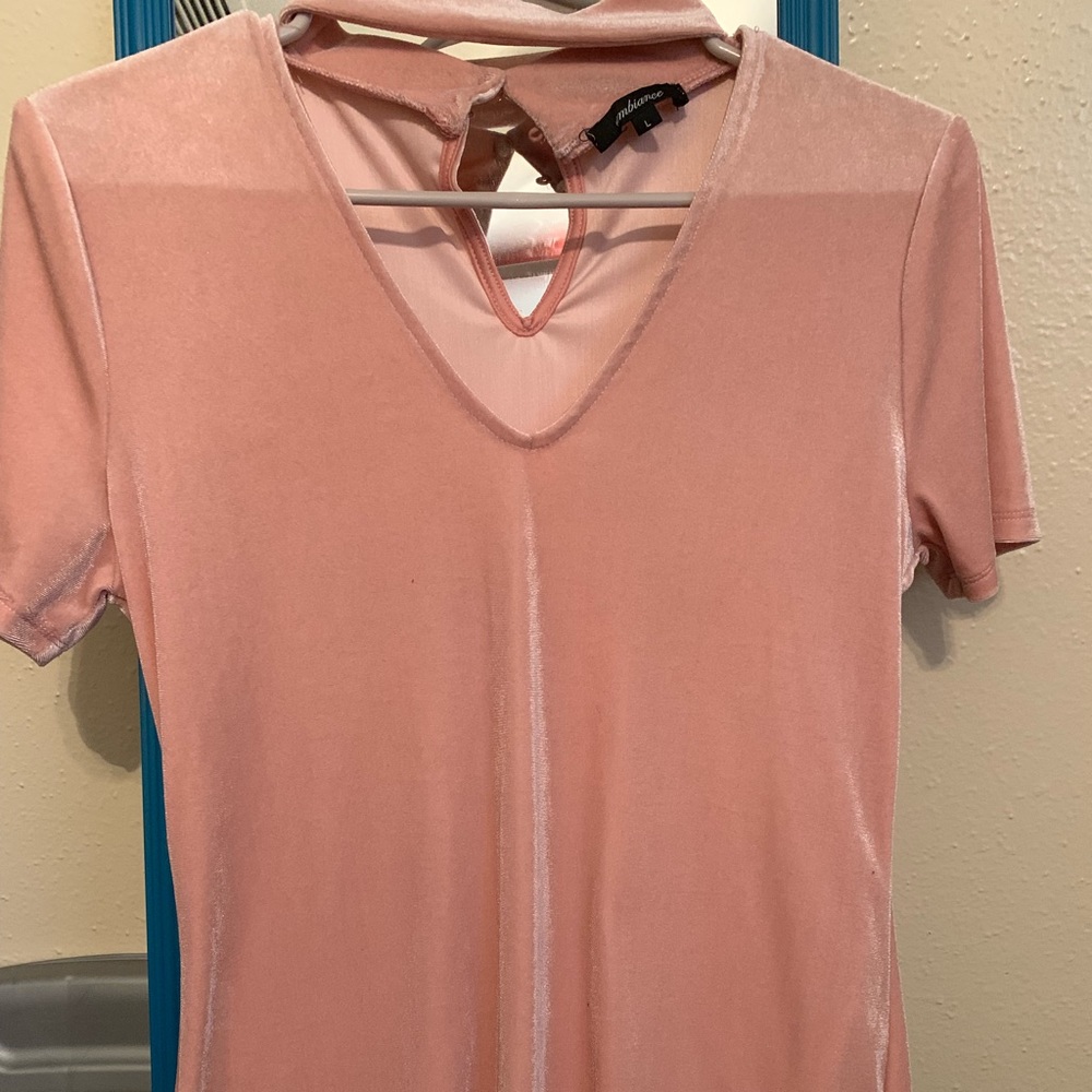 Pink suede Shirt